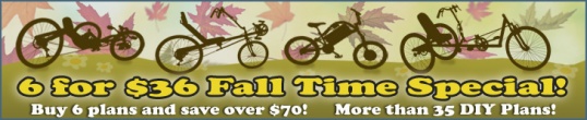 Buy 6 bike plans for only $36